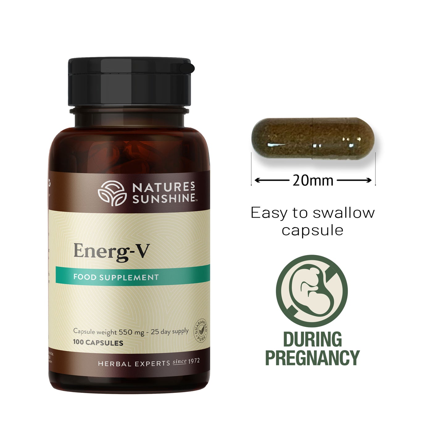 Energ-V with Bee Pollen - 90 day guarantee