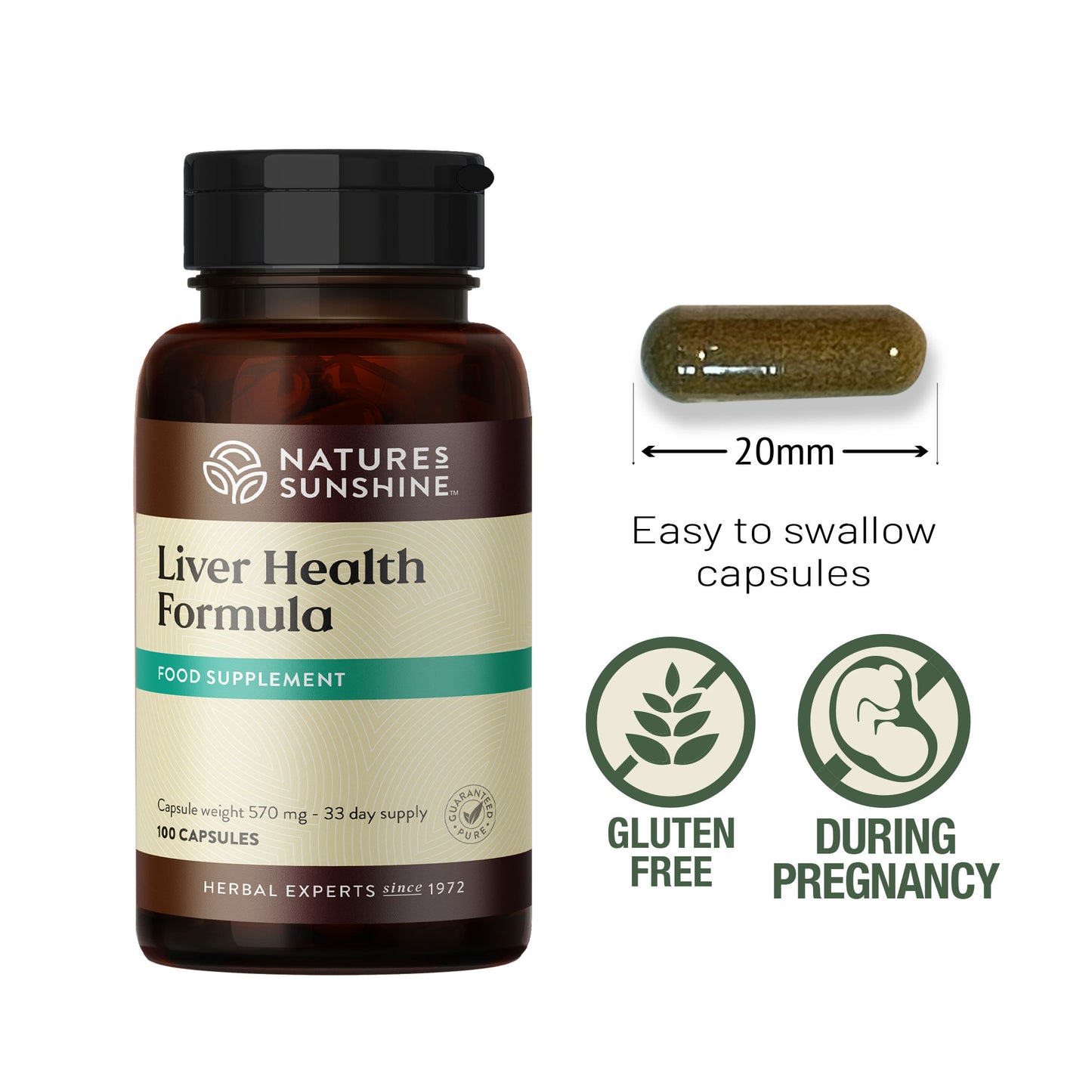 Liver Health Formula contains eleven key ingredients including turmeric