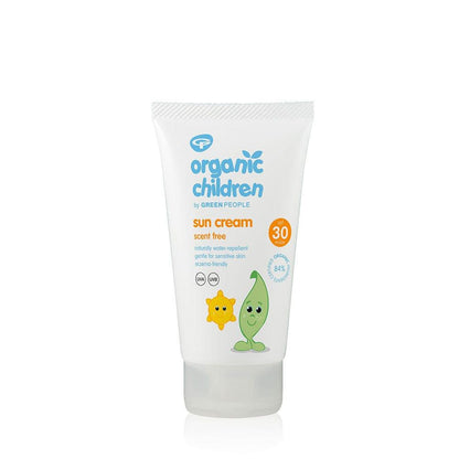Green People - Organic Children’s Scent Free Sun Cream SPF30 - Skincare