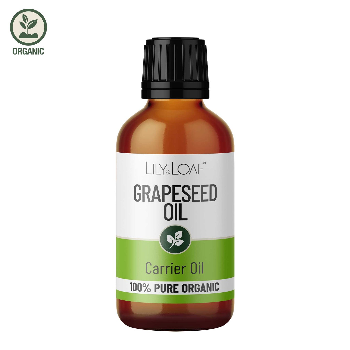 Grapeseed Organic Carrier Oil 100ml front