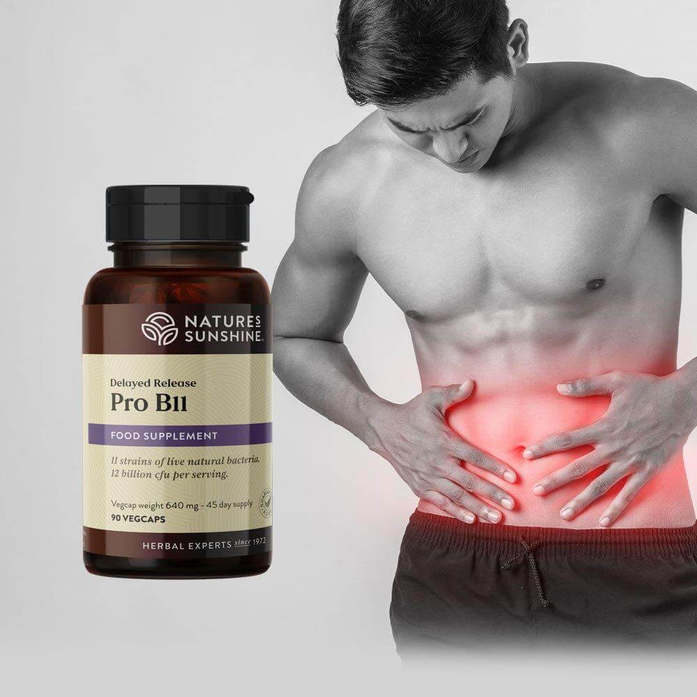 Nature’s Sunshine Pro B11 packaging facts and 90-day guarantee