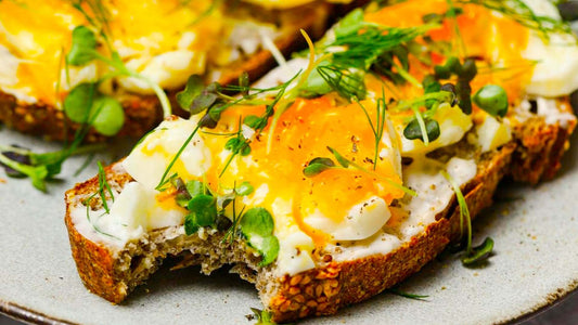 Nutty Eggs on Rye