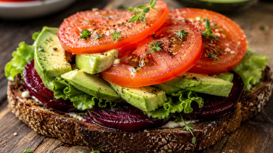 Beetroot, Lettuce, Avocado & Tomato