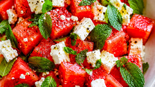 Watermelon, Feta & Mint Salad