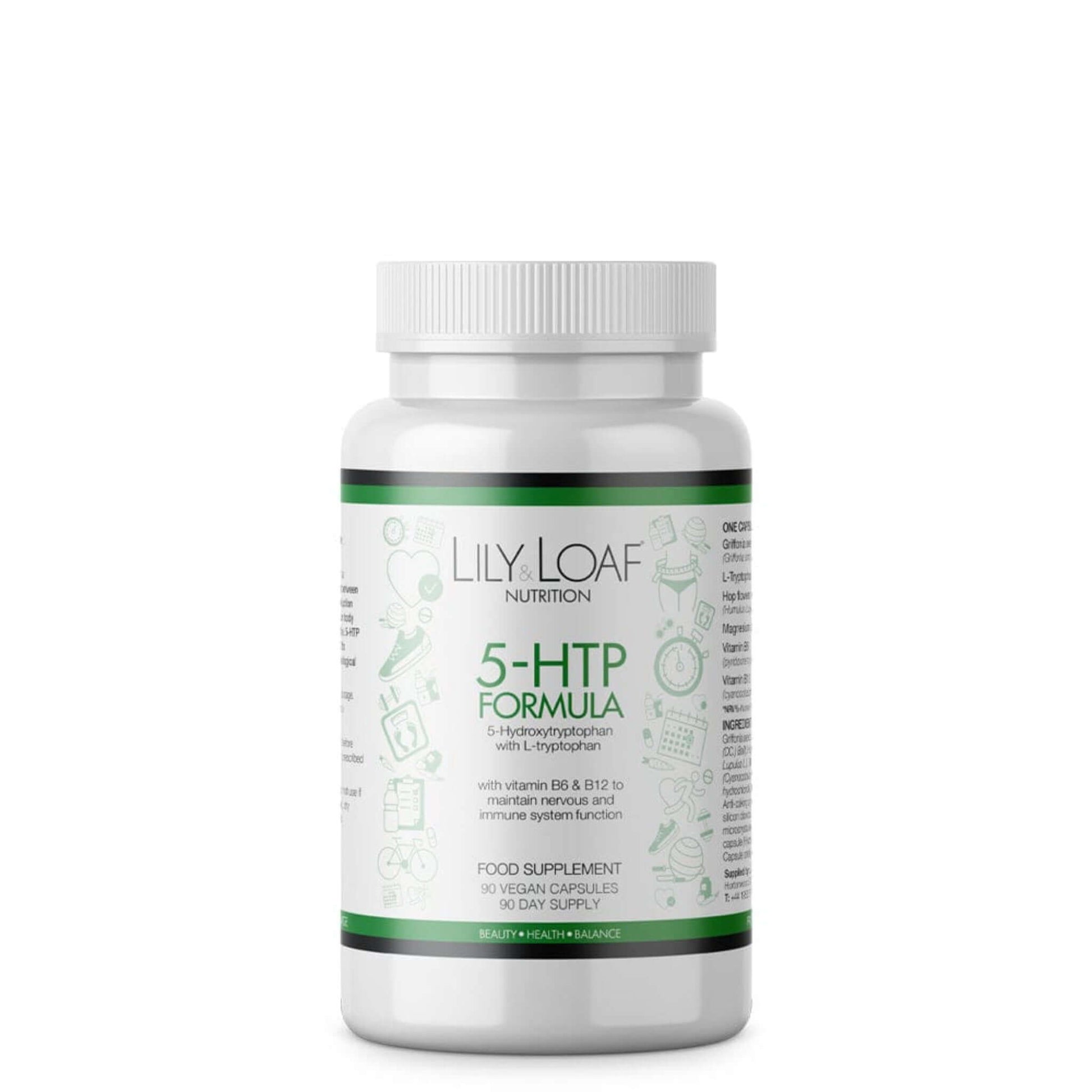 5 HTP with L-Tryptophan front