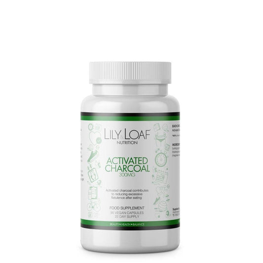 Lily & Loaf Activated Charcoal Capsules come as 90 vegan capsules for a 90 day supply