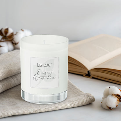 Freesia & White Pear Soy Wax Candle