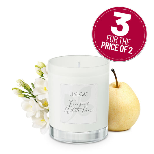 Freesia & White Pear Soy Wax Candle