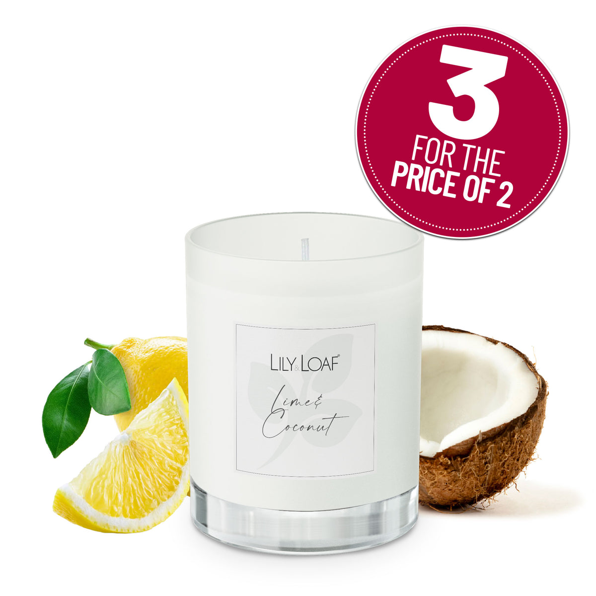 Lime & Coconut Soy Wax Candle