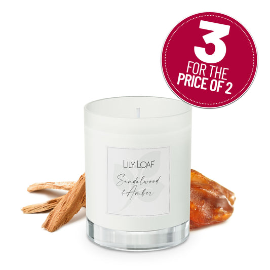 Sandalwood & Amber Soy Wax Candle