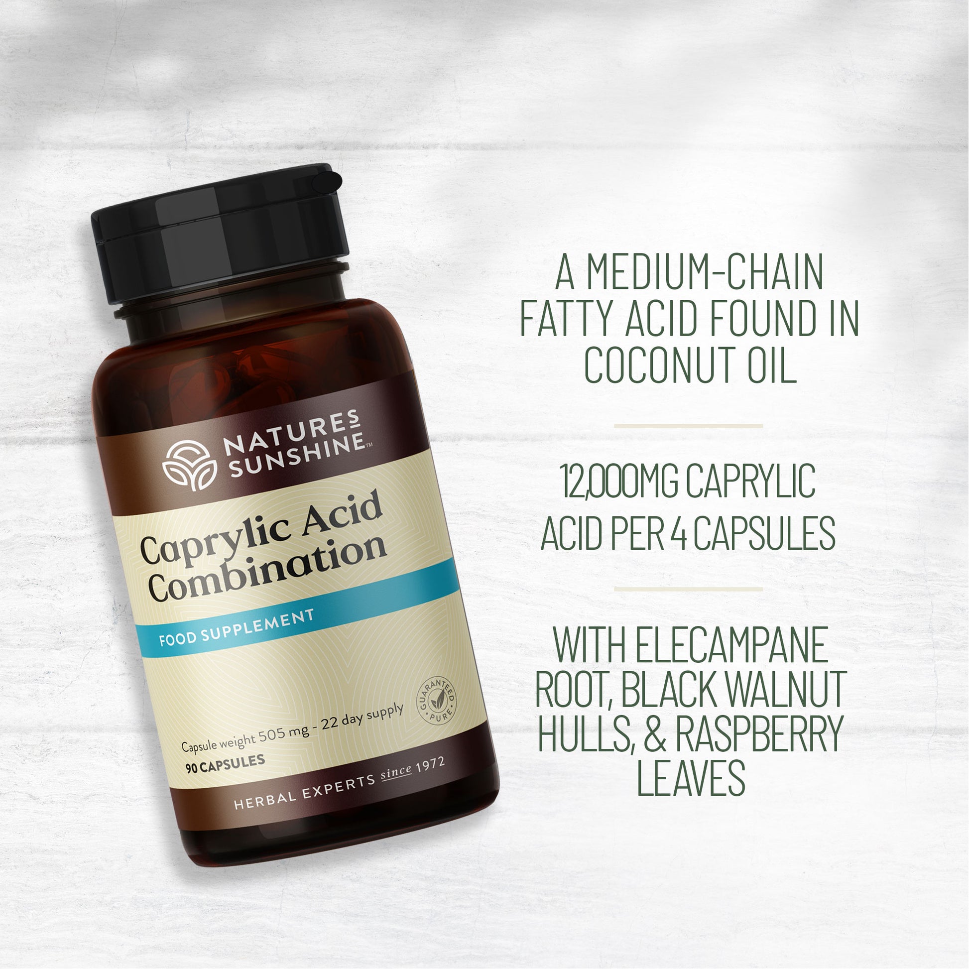 Caprylic Acid Combination facts and benefits