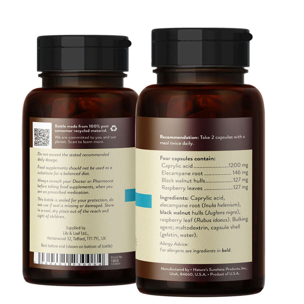 Caprylic Acid Combination label information