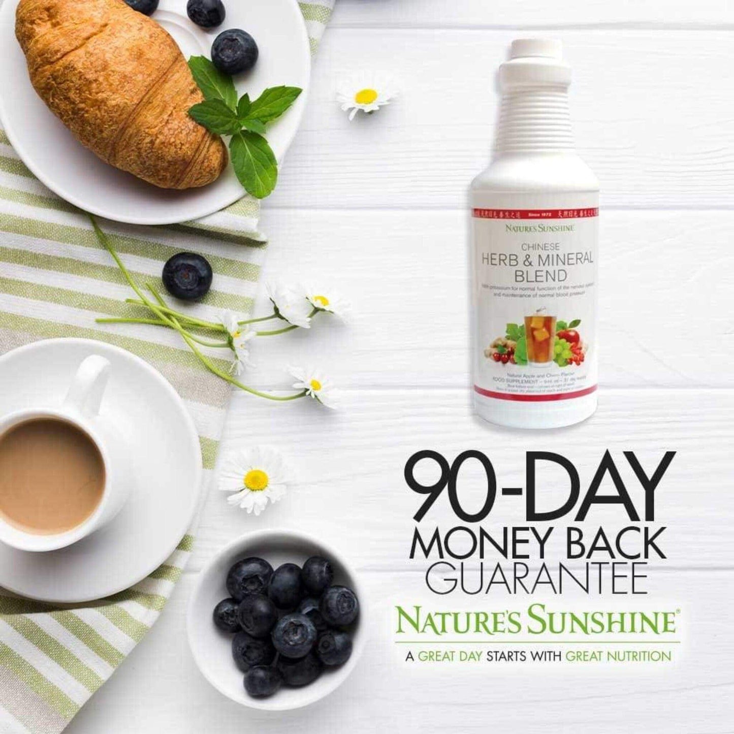 Chinese Herb & Mineral Blend  90-day money back guarantee