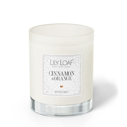 Lily & Loaf Cinnamon and Orange Soy Wax Candle with 40 hour burn time