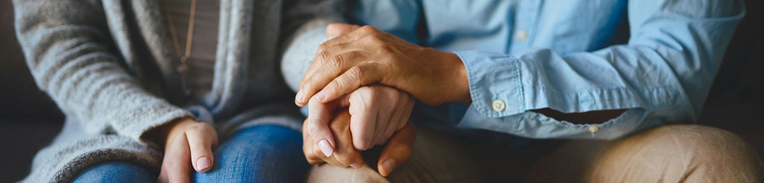 couple giving support in times of depression