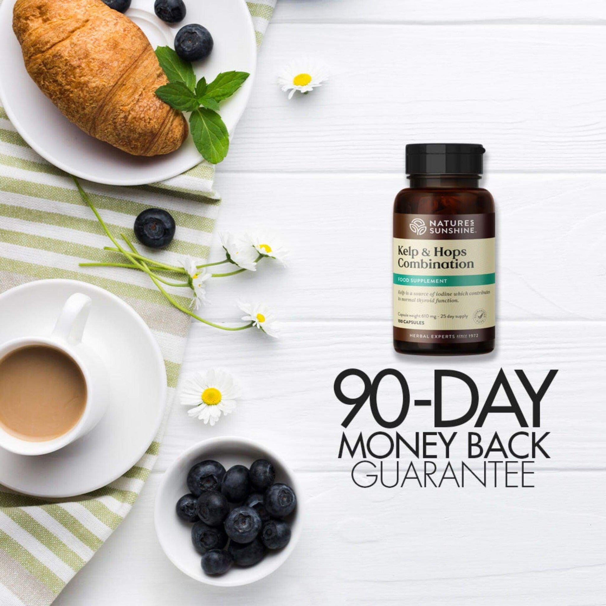 Kelp & Hops 90-day money-back guarantee