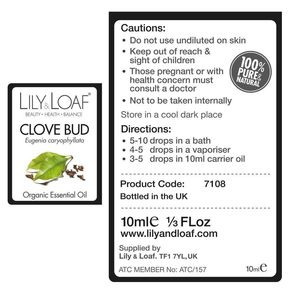 Clove Bud Organic Essential Oil