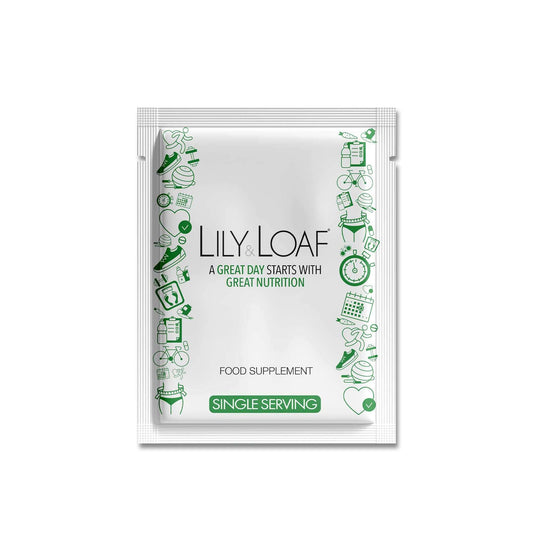 Lily & Loaf food supplement package on a white background