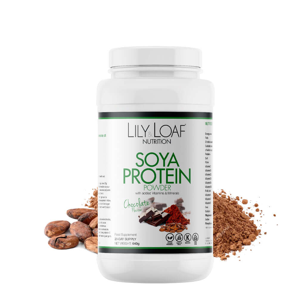 Lily & Loaf Soya Protein+ With Vitamins & Minerals - Chocolate Flavour Powder