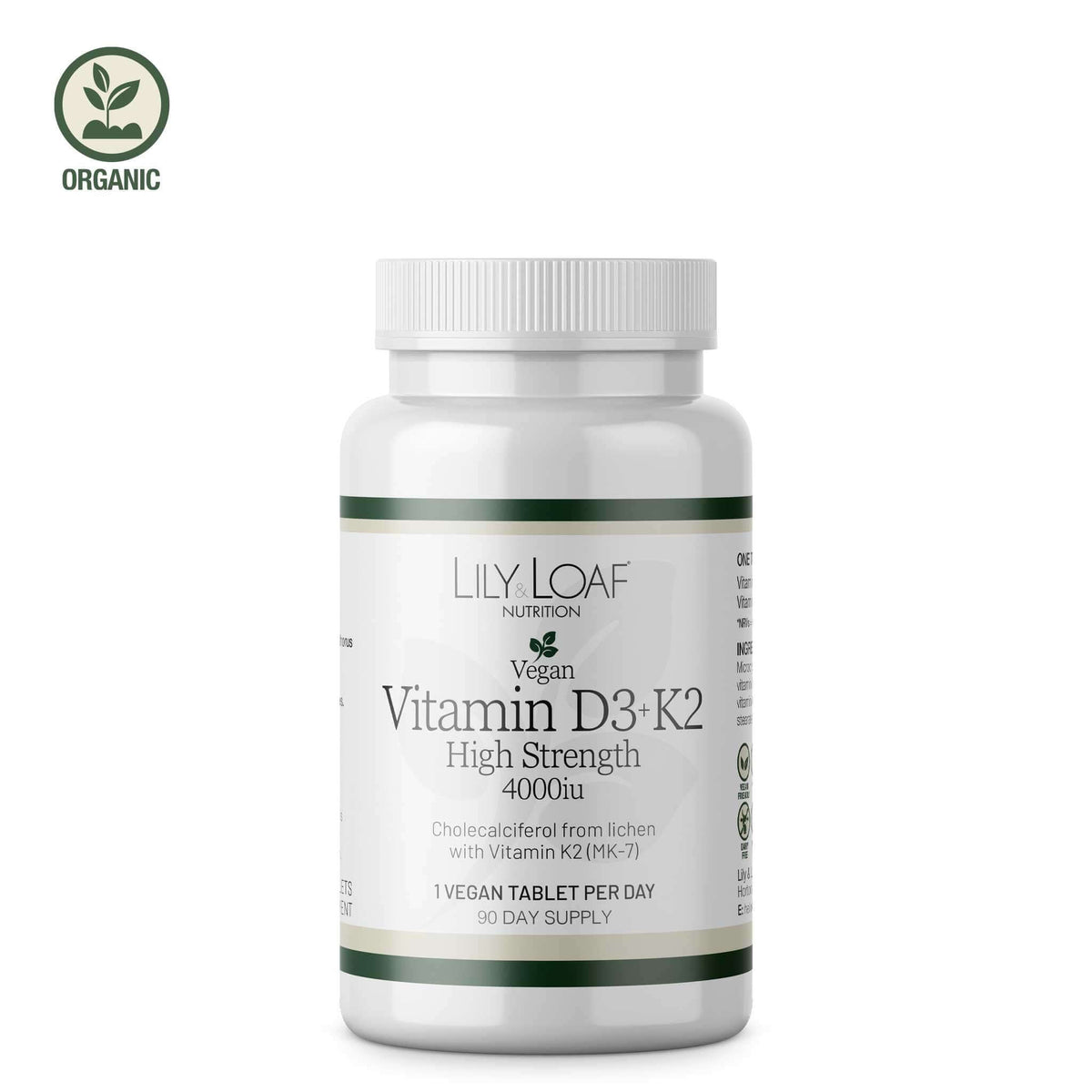 Vitamin D3 + K2 4000IU