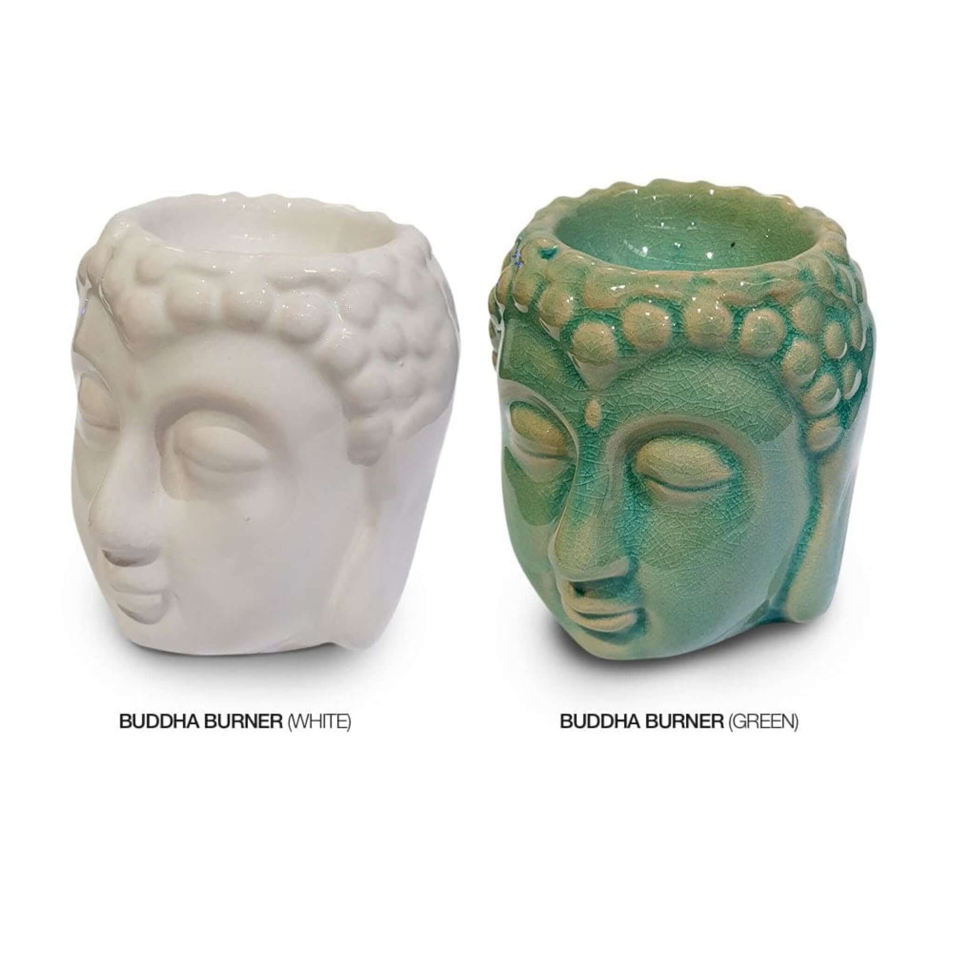 Lily & Loaf Buddha Burner comes in white or blue