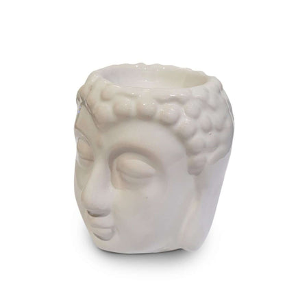 Lily & Loaf Buddha Burner in White, perfect for using with our essential oils