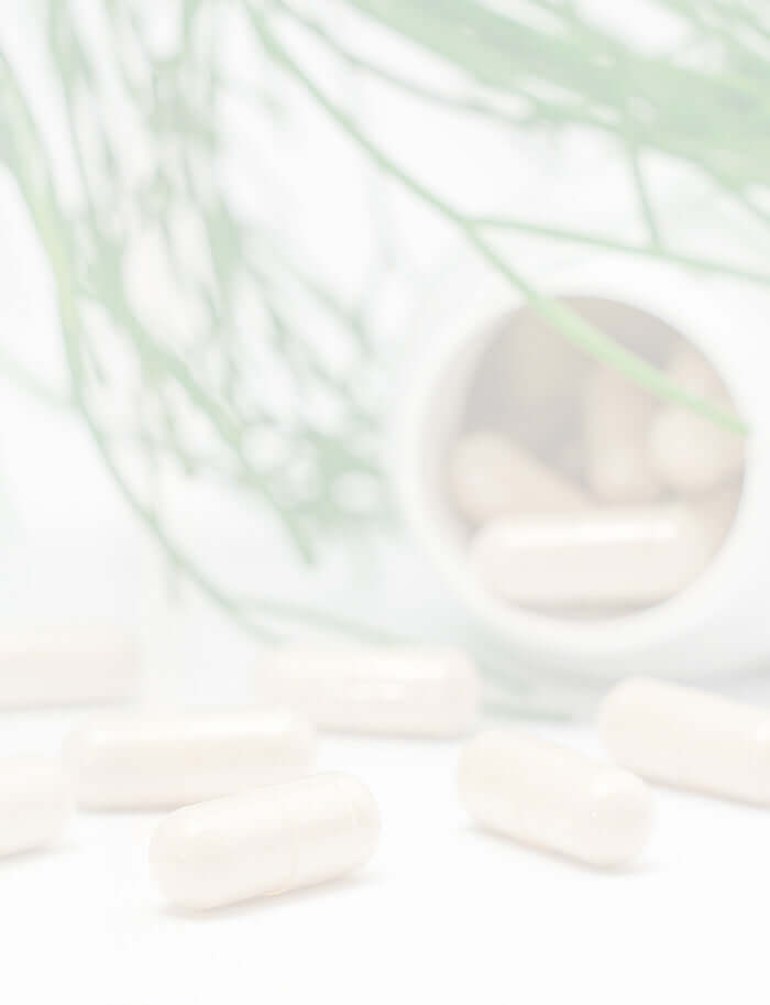 supplement capsules on table