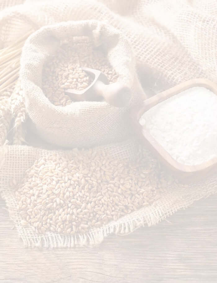 grains and flour sacks symbolising gluten