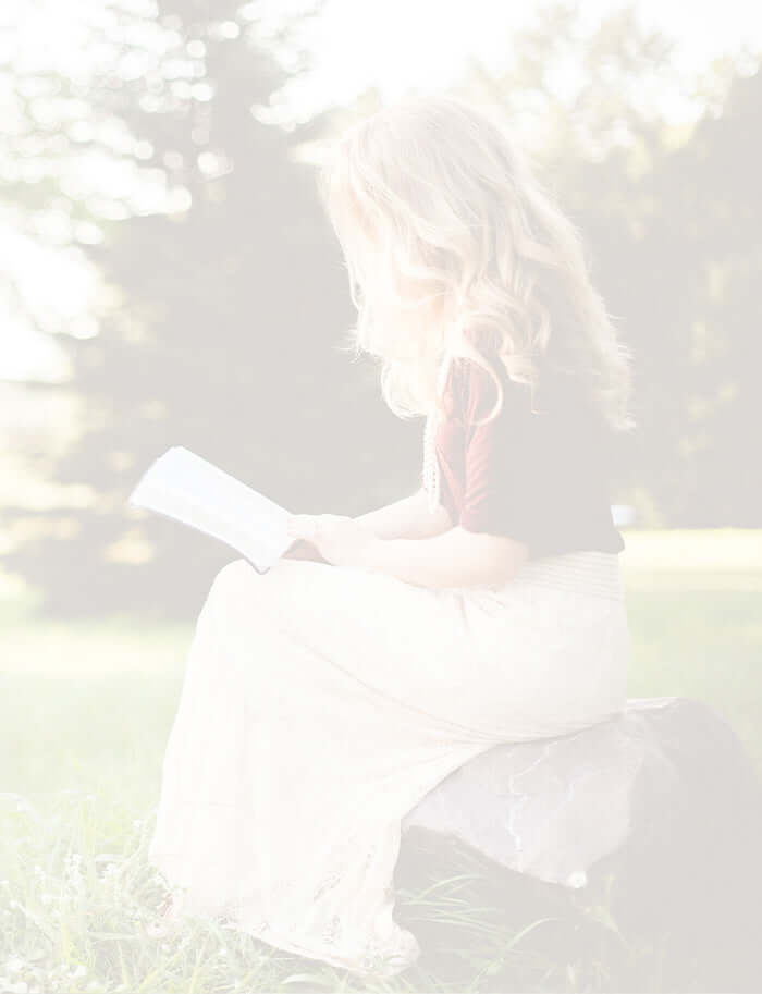 Lady reading in the sunshine