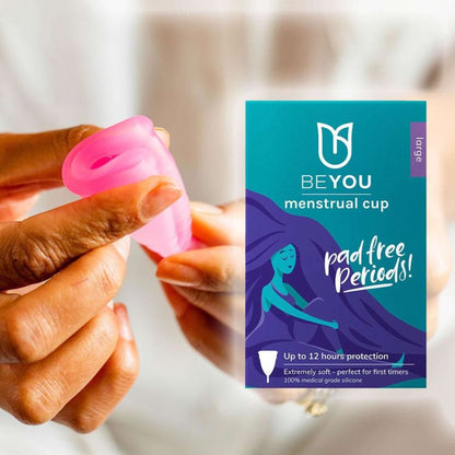 BeYou Menstrual Cup for pad free periods