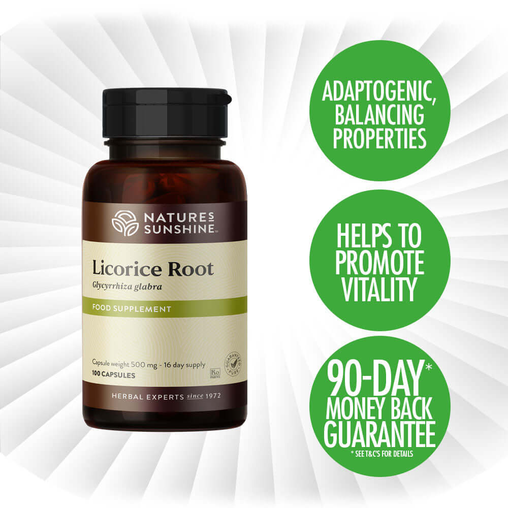 Nature's Sunshine Licorice Root Nutrition Information