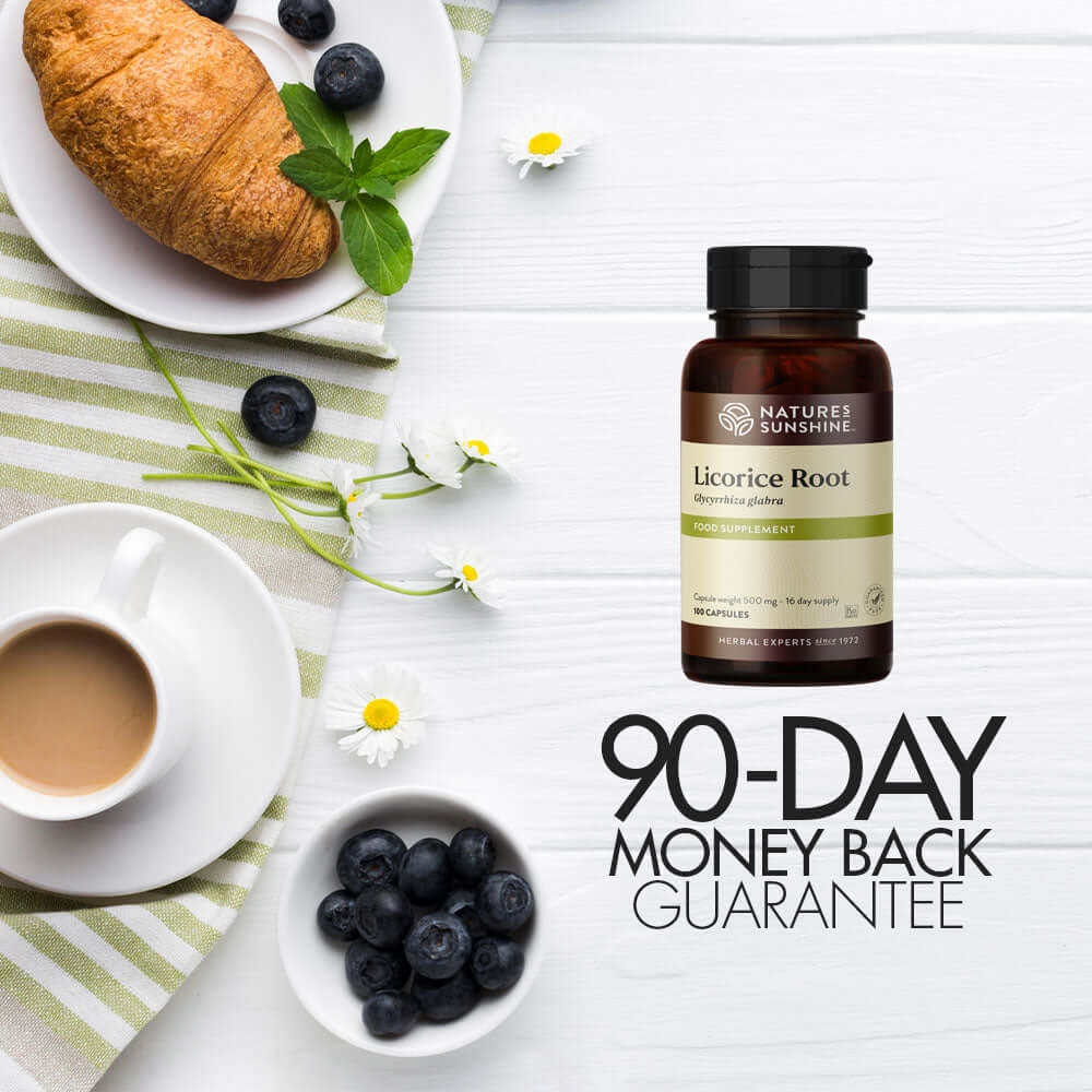 Nature's Sunshine Licorice Root with 90-Day Money Back Guarantee