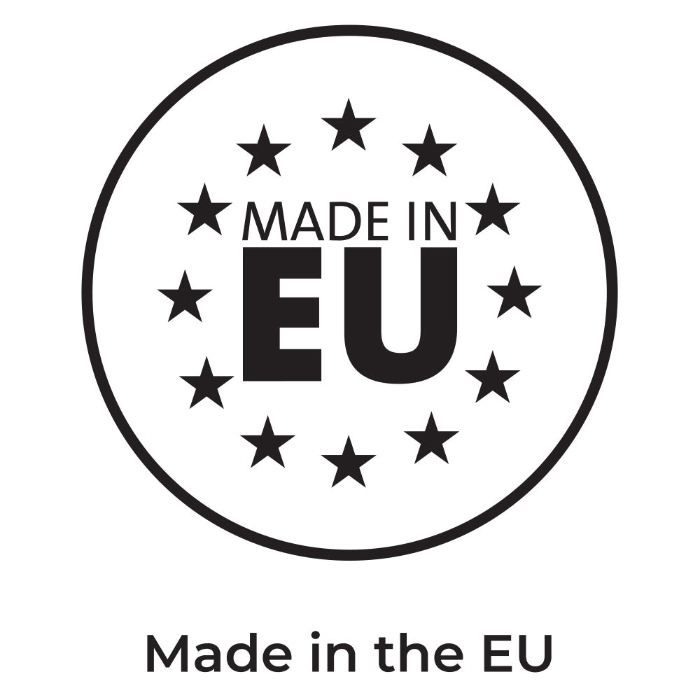 Lily & Loaf's 'Made in the EU' seal, ensuring premium European quality.