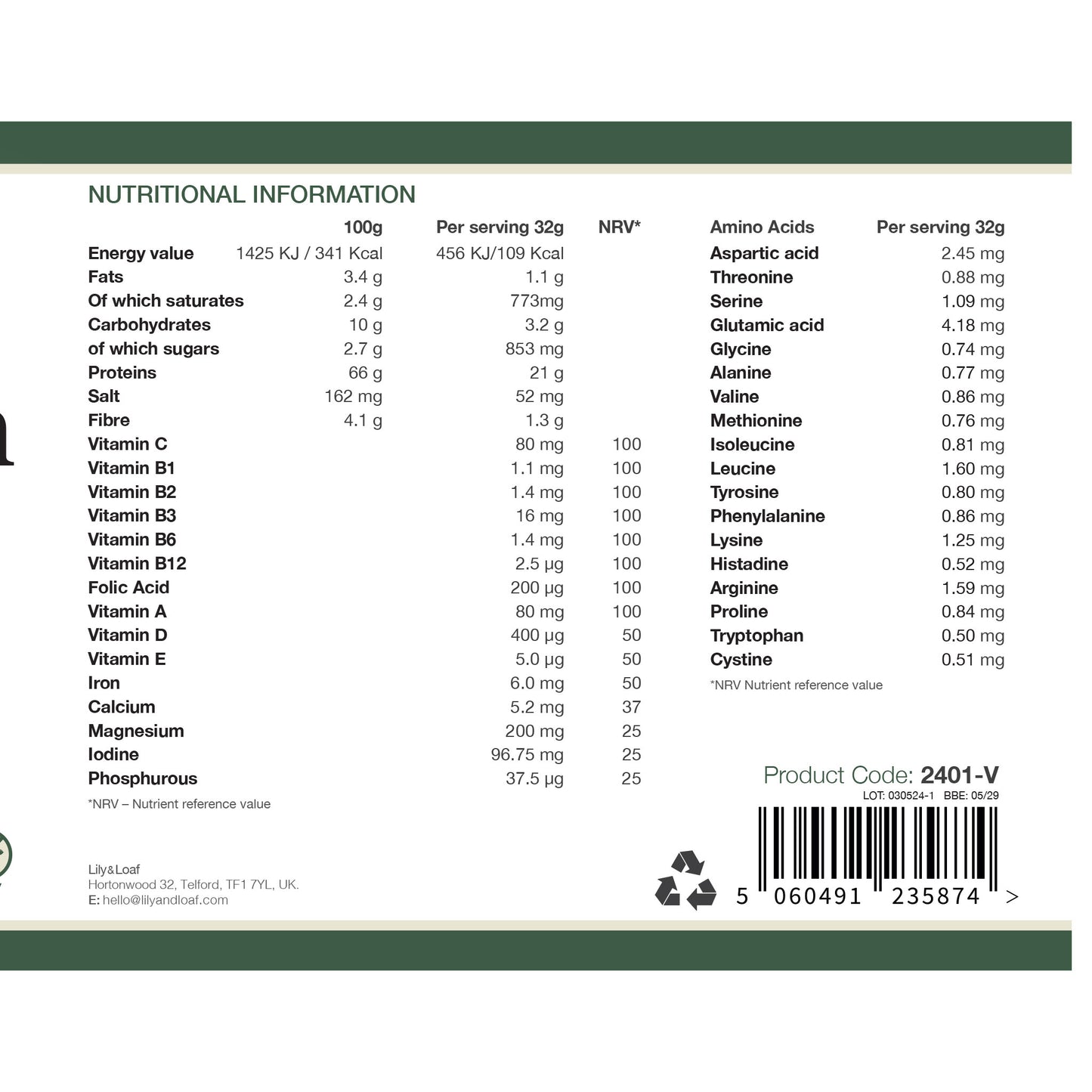 Soya Protein+ With Vitamins & Minerals