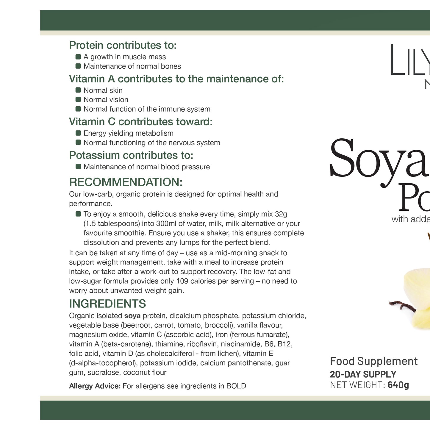 Soya Protein+ With Vitamins & Minerals