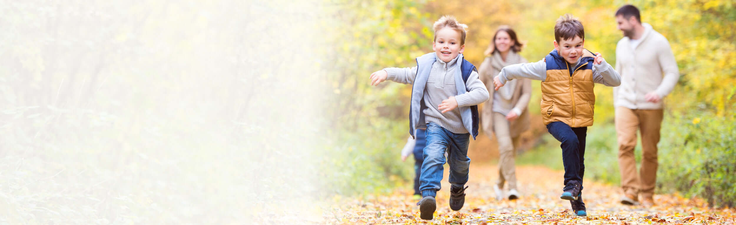 autumn family fun in forrest