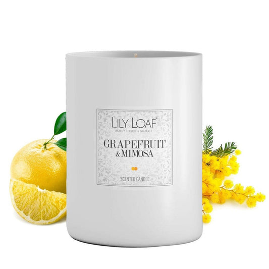 Grapefruit and Mimosa Soy Wax Candle -  - Lily & Loaf
