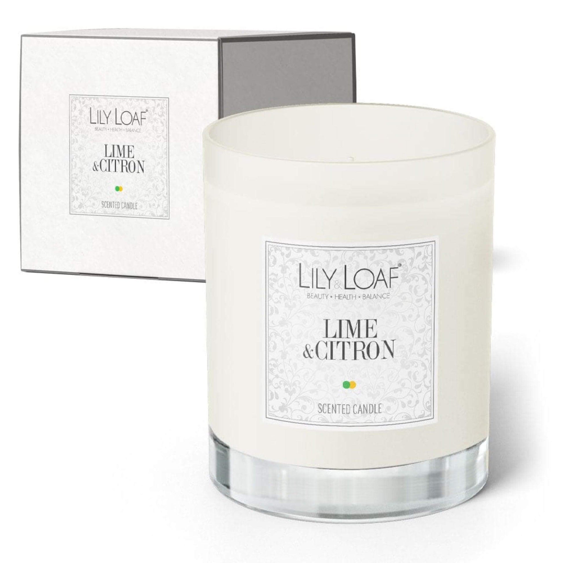 Lime & Citron Soy Wax Candle with gift box