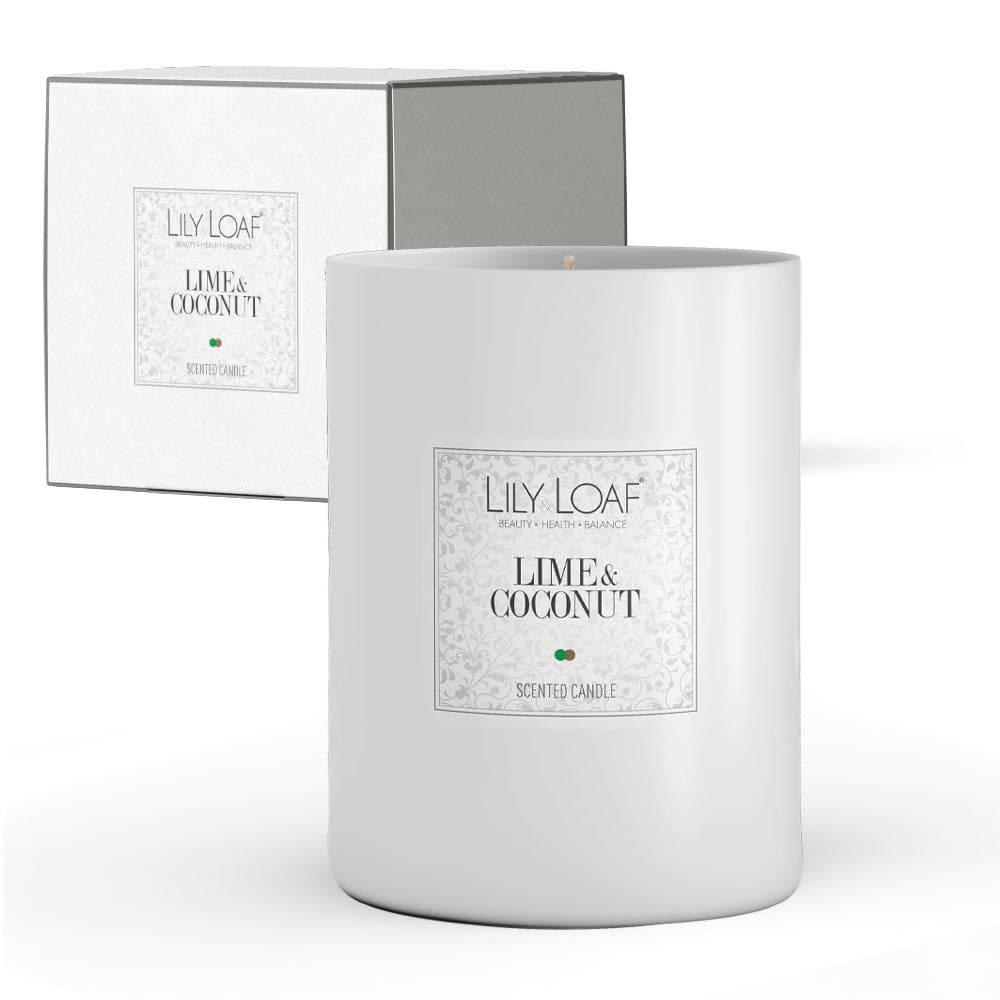 Lily & Loaf Lime & Coconut Soy Wax Candle comes in a stylish presentation box making it an ideal gift.