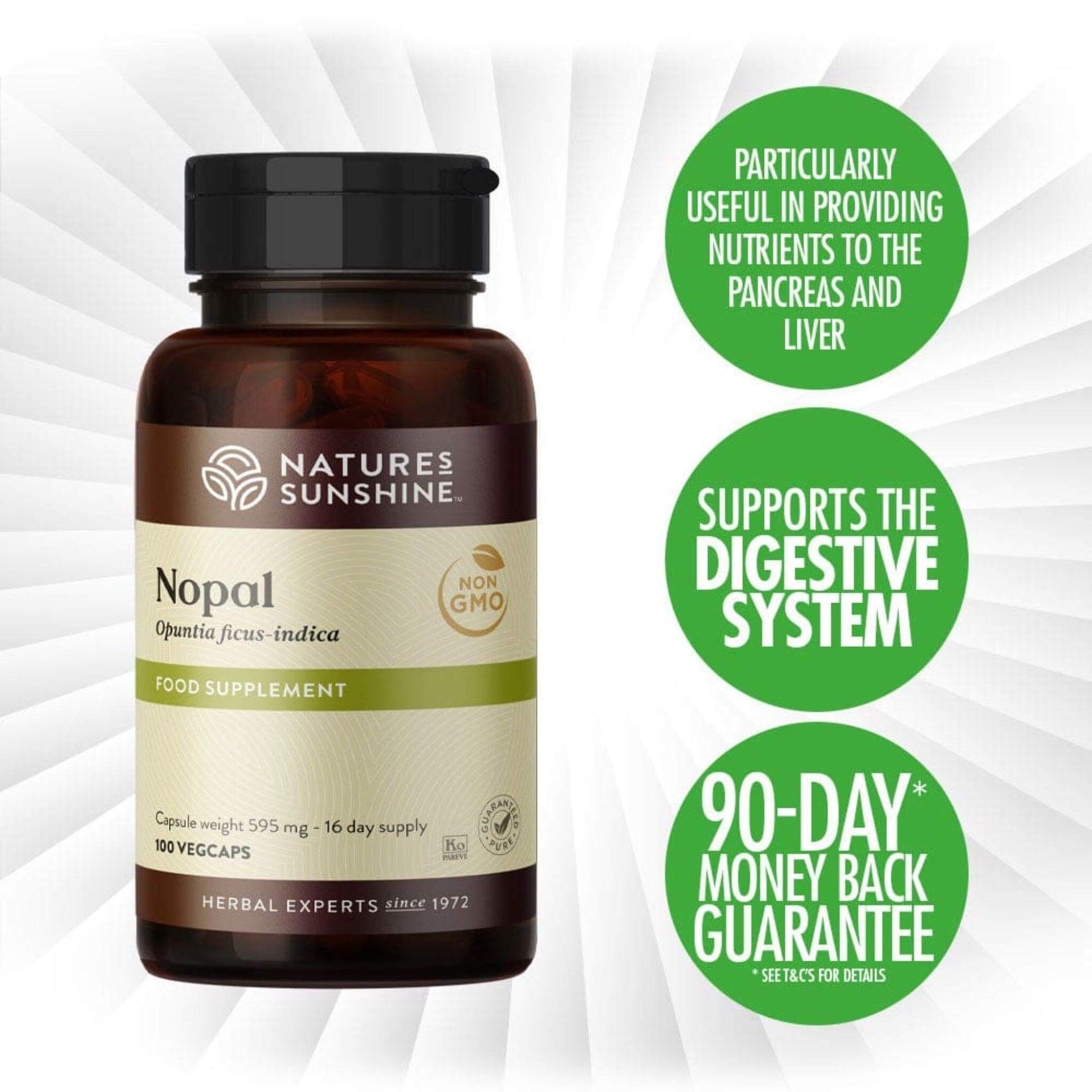 prickly pear cactus capsules Nopal Cactus Supplement | Nature's Sunshine