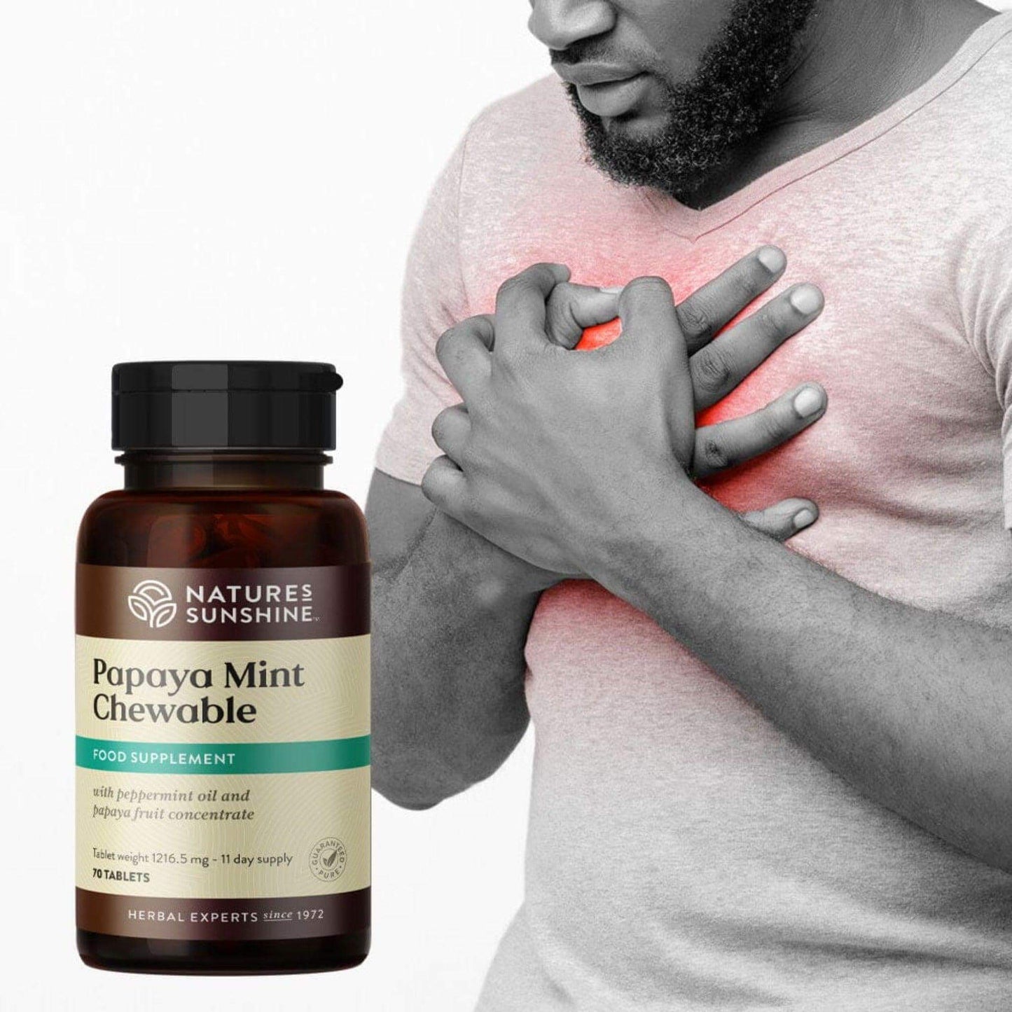 Mint Chewable heartburn