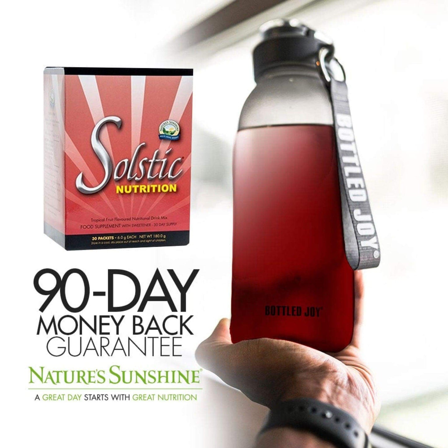 Solstic® Nutrition 90 day money back guarantee