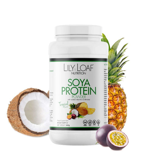 Lily & Loaf Soya Protein+ With Vitamins & Minerals - Tropical Flavour Powder