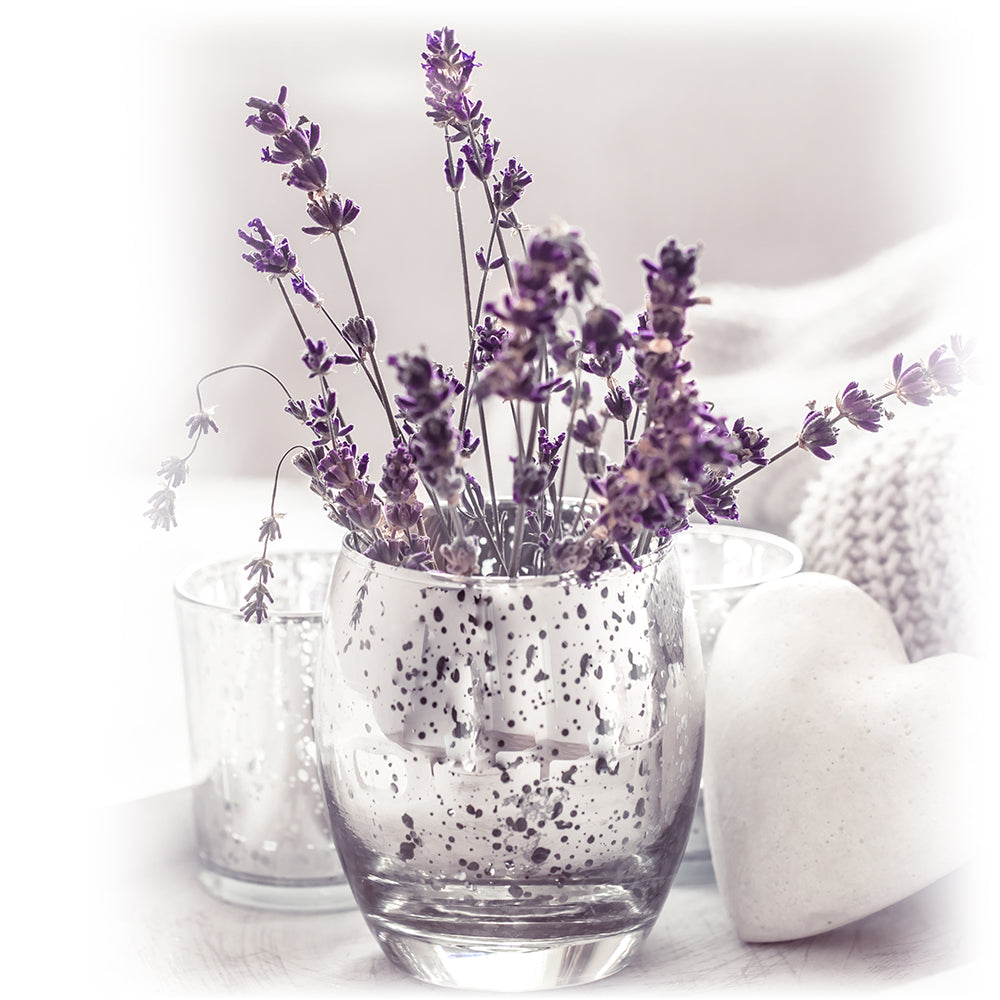 uplifting home atmosphere lavender in vase