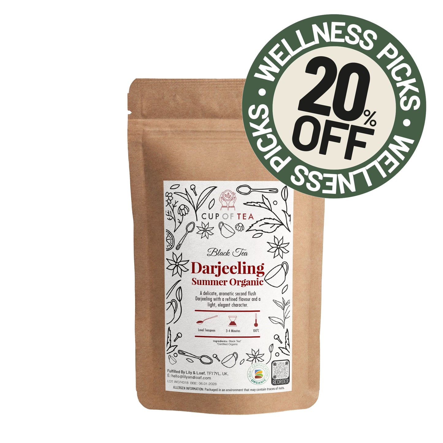 Darjeeling Summer Organic Black Tea
