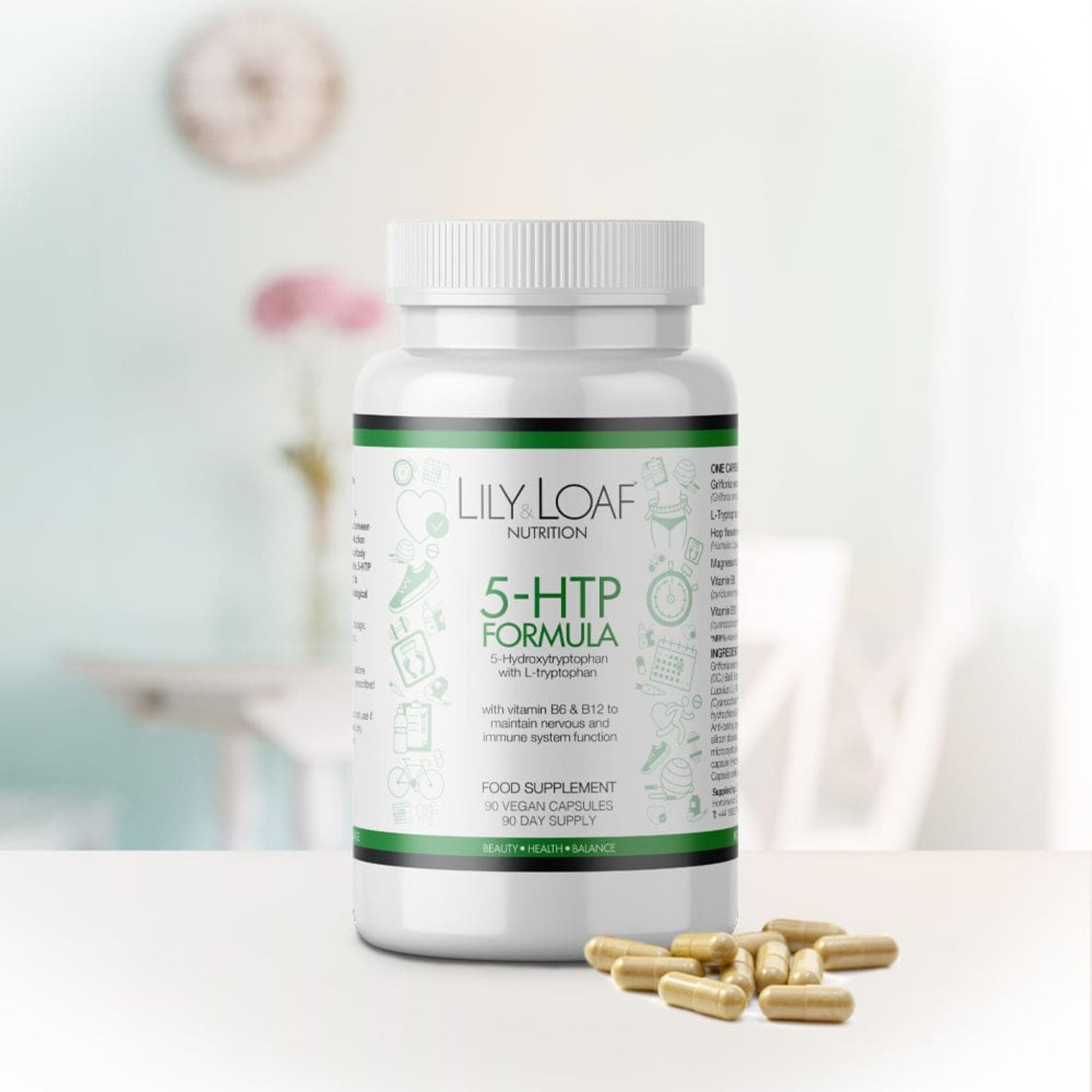 Lily & Loaf 5 HTP with L-Tryptophan Capsule Size