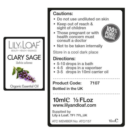 Clary Sage Organic Essential Oil -  - 