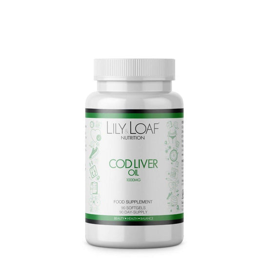 Lily & Loaf Cod Liver Oil 1000mg Softgel Capsules