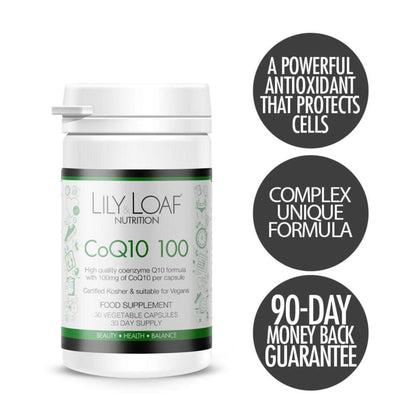 CoQ10 Ubiquinone 100mg  facts and benefits