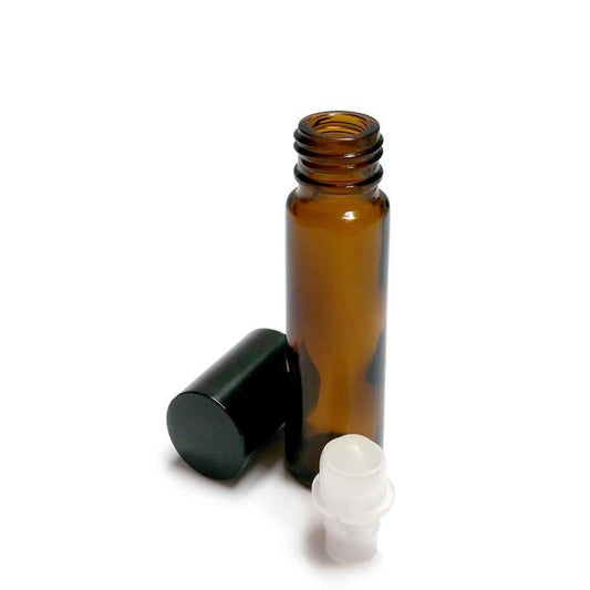 Glass Roll-on Bottle - 10ml cap roller out